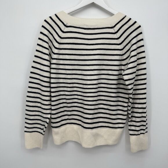 Old Navy So Soft Striped V Neckline Sweater Size Cotton Blend XS - Picture 6 of 6